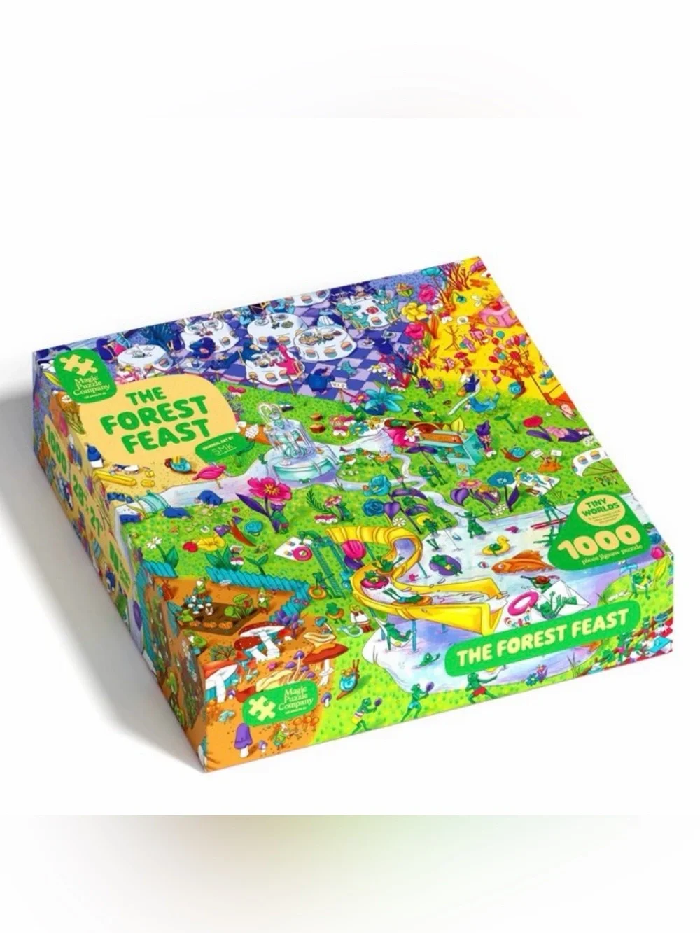 Magic Puzzle Company The Forest Feast 1000 Piece Jigsaw Puzzle New